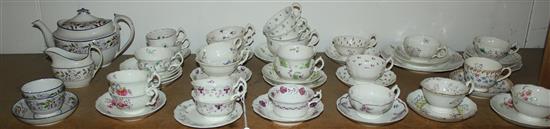 Collection of early spring designed cabinet cups & saucers etc.